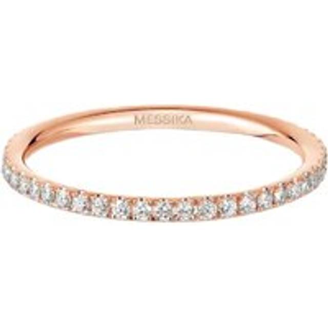 Messika Gatsby 18ct Rose Gold 0.26ct Diamond Wedding Ring - H.5