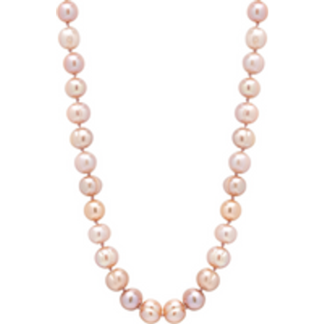 Natural Freshwater Real Purple Pearl Strand Necklace