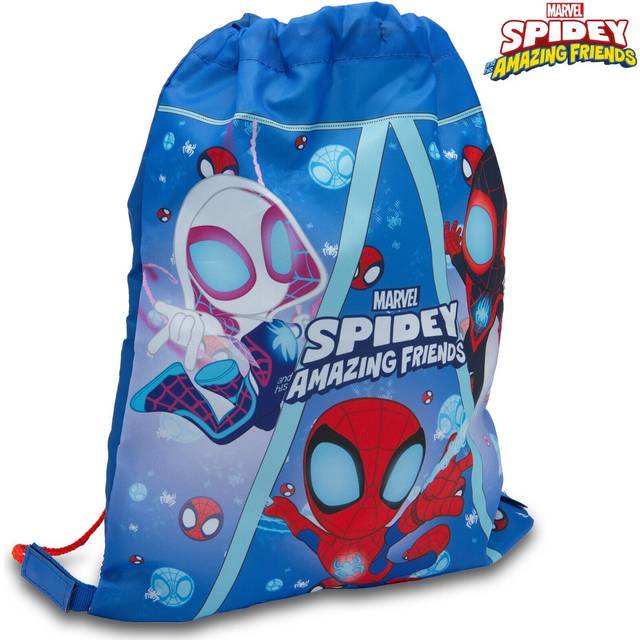 Spidey and his amazing friends drawstring bag kids spiderman pe kit gym swim
