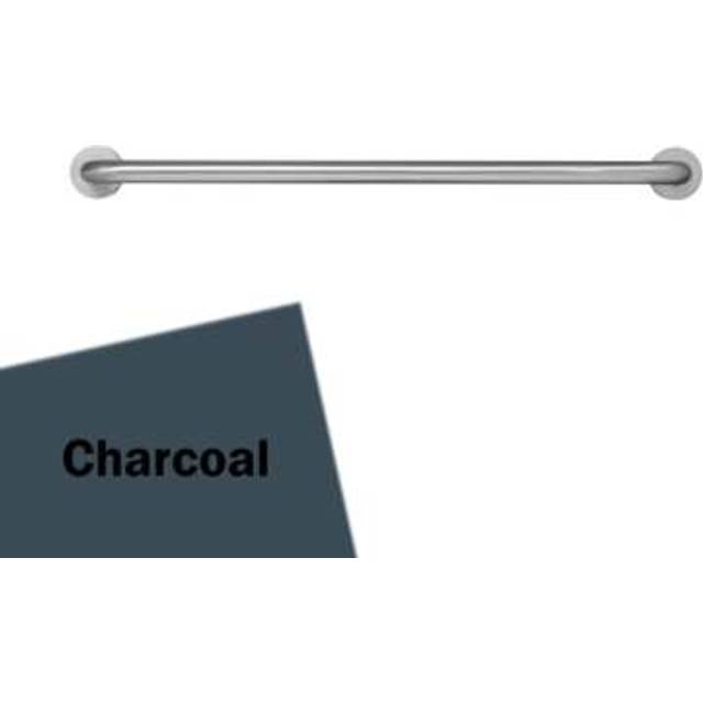 Armitage shanks contour 21 straight grab rail 900mm length - charcoal