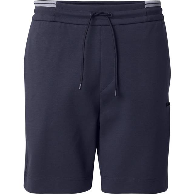 BOSS Short Med Navy Stribede Detaljer - Blå