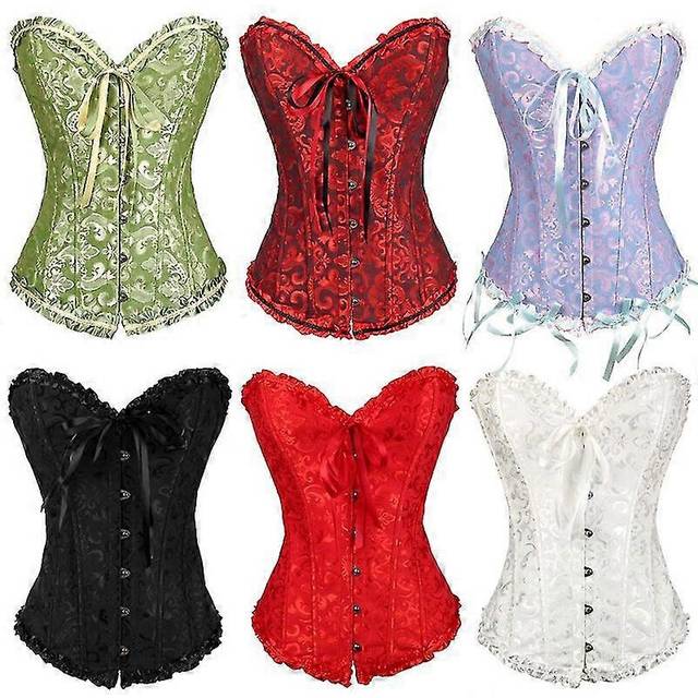 (As show, One size) Women Vintage Palace Shapewear Bustiers Corsets