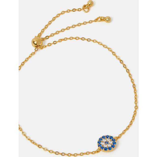 14ct Gold-plated Evil Eye Bracelet - Accessorize - One Size