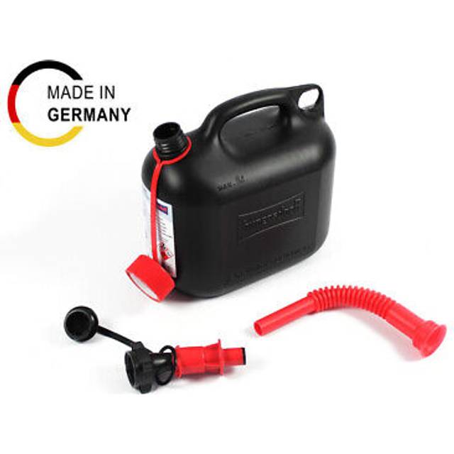 Gasoline Canister 5 L With Safety Filling System Chainsaws Lawn Mower Petrol