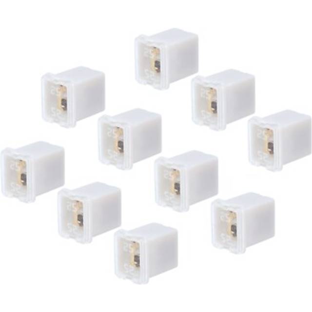 Automotive Cartridge Fuse 48v 25a Female Terminal J Case Box Low Profile 10pcs