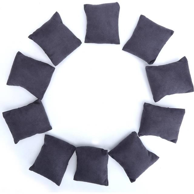 10pcs Watch Display Pillow Bracelet Holder Jewelry Cushion Accessories Gray Blue