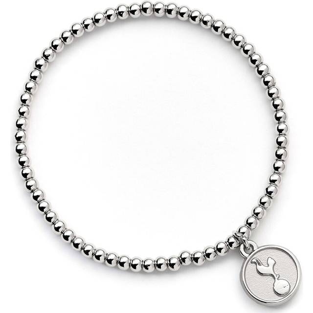 Tottenham Hotspur FC Silver Finish Bead Bracelet Official Licensed Product