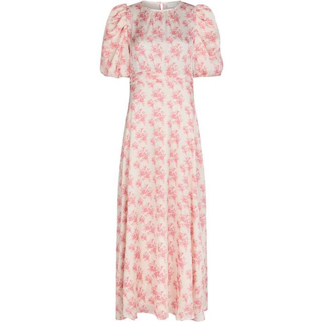 Neo Noir, Klänning, Dam, S, Polyester, Wild Rose Klänning Rosa Elegant Feminin