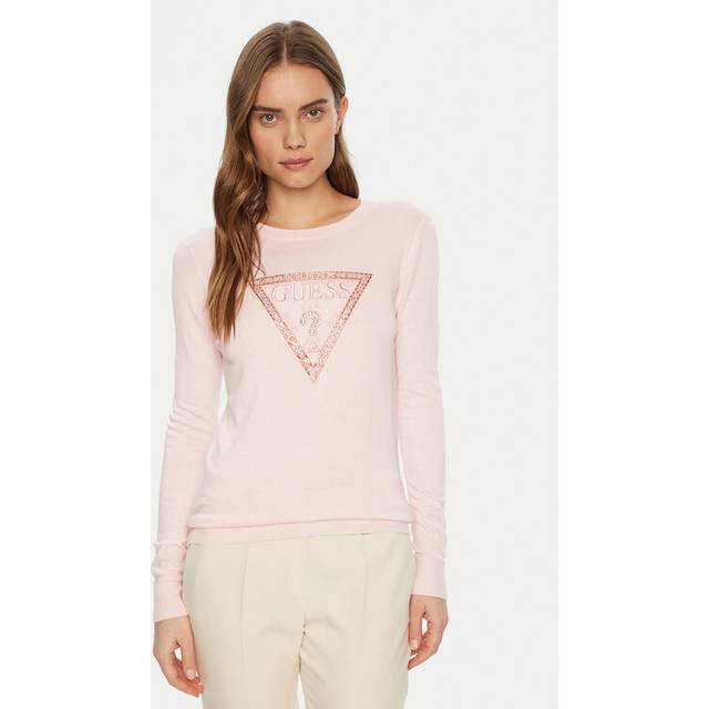 Women's long-sleeved sweatshirt Guess Ivory - Rose - S