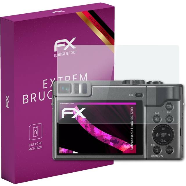 Atfolix Glass Protector For Panasonic Lumix Dc-tz90 9h Hybrid-glass