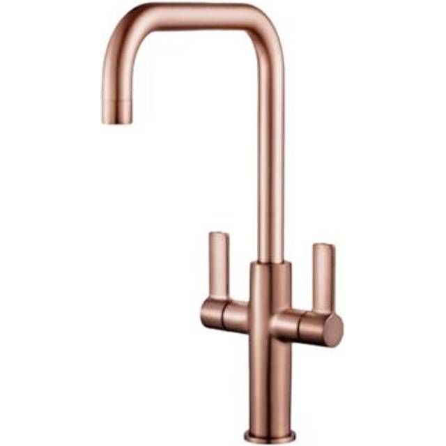 Francis pegler jeroni horizontal spout two handle, copper