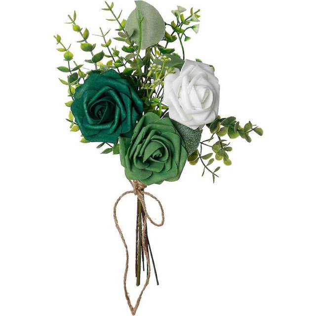 (Green, One size) Bridal Holding Wedding Bouquet Bridal Wedding Throw Bouquet For Wedding Brides Bridesmaid Wedding Hold Flower