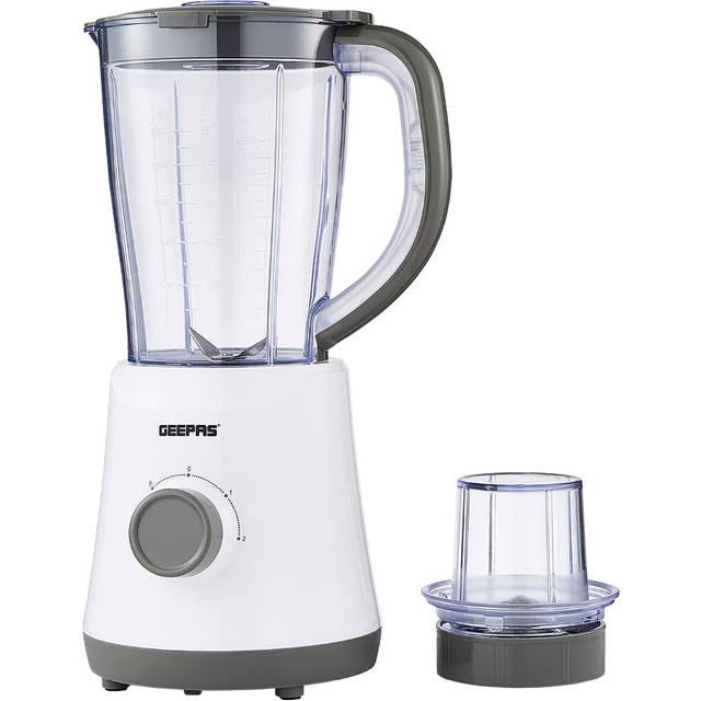 2-In-1 White Food Jug Blender & Smoothie Maker 1.5L