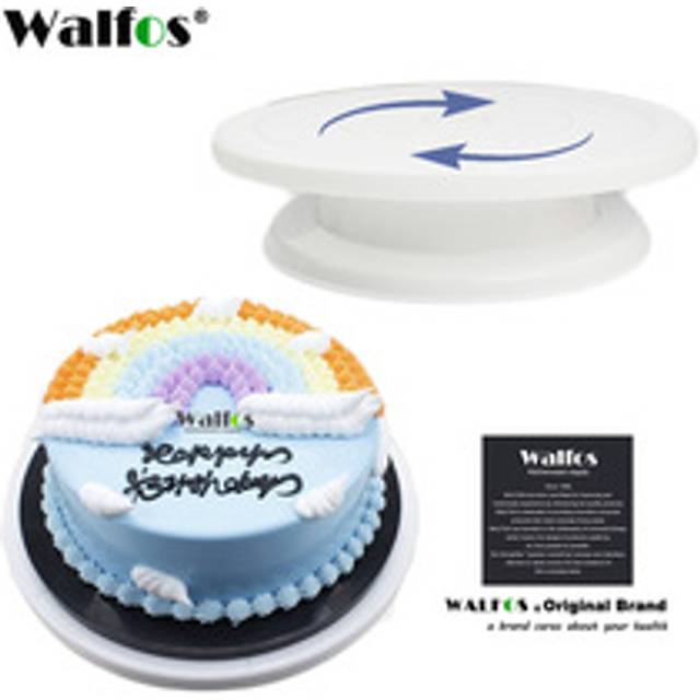 Walfos Cake Decorating Gereedschap Cake Stand Draaitafels Decorating Stand Platform Cupcake Stand Cake Swivel Platen Gereedschap