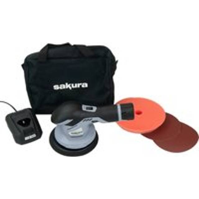 Cordless Car Polisher 12v 180mm 150mm Sander Polishing Machine & Pads Kit Ss5551
