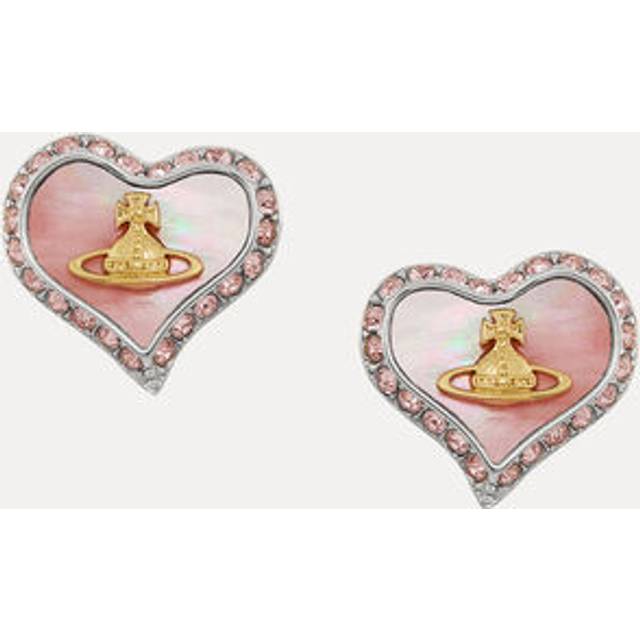 Vivienne Westwood Petra Earrings Platinum-gold-coral Platinum-gold-coral Women - PLATINUM-GOLD-CORAL - ---