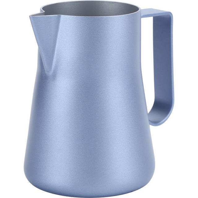 Stainless Steel Milk Frothing Pitcher Milk Coffee Latte Art Jug Cup for Home Coffee UseBlue 350ml blue