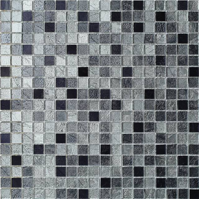 House of Mosaics Bruges Mosaic Tile Sheet - White - 30 x 30cm