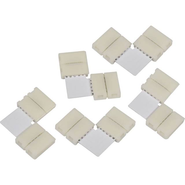 Lyyt RGBW 12mm LED Strip L Connector Pack 5