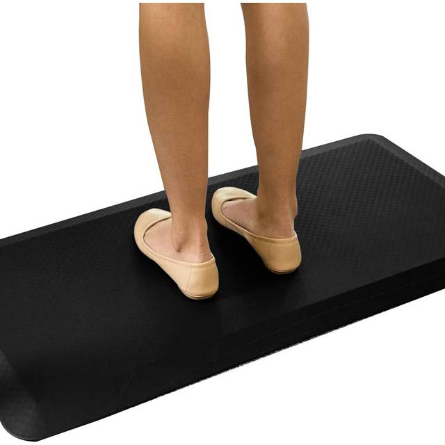 FLEXISPOT Standing Desk Anti-Fatigue Mat Comfort Kitchen Floor Mat Flat Kitchen mats Black