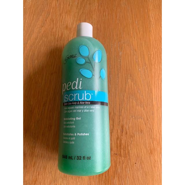Brand & genuine gena pedi scrub gel 946ml -pedicure exfoliating foot scrub