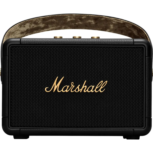 Marshall Kilburn II Bärbar Bluetooth-Högtalare, Svart/Mässing