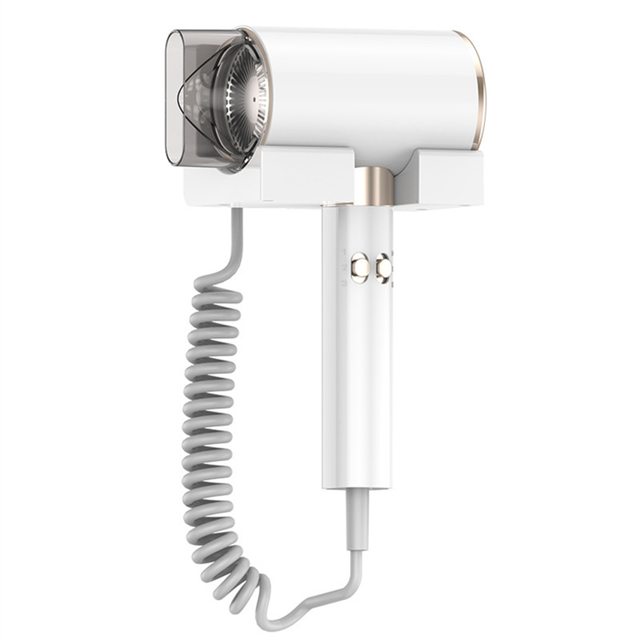 Hair Dryer Hot and Cold for Home Use Drill-Free Wall-Mounted US Plug