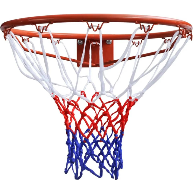 vidaXL Basketkorg med orange nät 45 cm