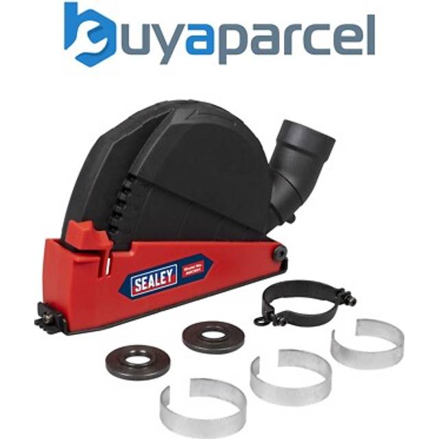 Sealey Adjustable Angle Grinder Dust Control Cutting Shroud 115 To 125mm Agcs01