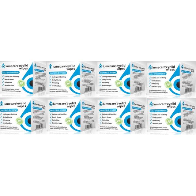 Eye lid Wipes 8 Boxes of 20 sachets Each