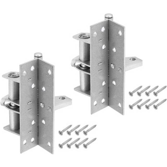 3.94x2.4 Self-closing Door Hinge, 2 Pcs Interior Door Hinge With Screw, Silver