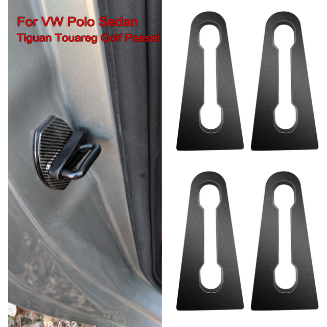 4x Door Lock Buffer Damper Deaf Seal Stopper Deadener For Vw Polo Sedan