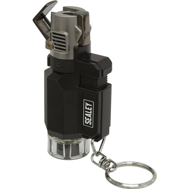 Micro cordless keyring heat gun - butane gas torch hot air - heat shrink lighter