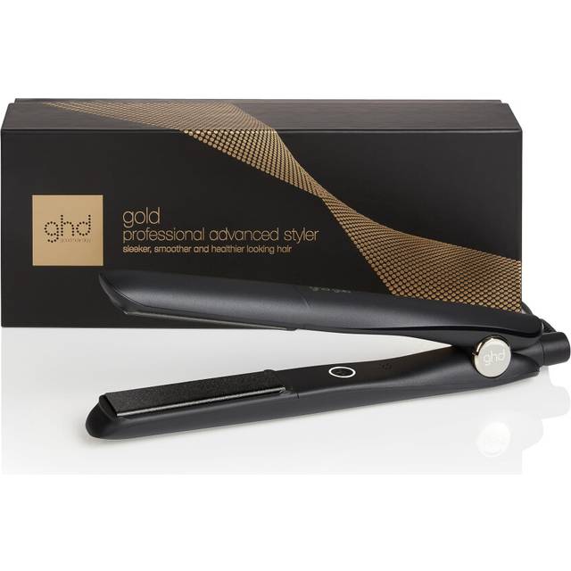 ghd Gold Hair Straightener & Styler in Black - Professional Styling, for Sleek, Smooth Styles with More Shine - for All Hair Types (UK Plug)