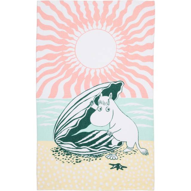 Moomin Arabia Mumi Strandhåndklæde 93x150 cm Bomuld Badehåndklæde Multifarve