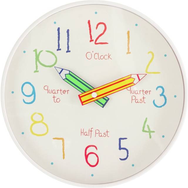 Argos Home Childrens Tell the Time Wall Clock
