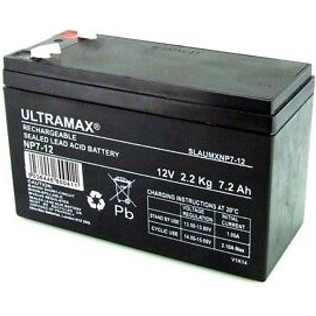 Adt vista 10p 12v 7ah replacement ultramax 12v 7ah alarm battery