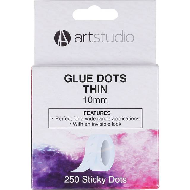 Pack of 250 Thin Glue Dots 10mm
