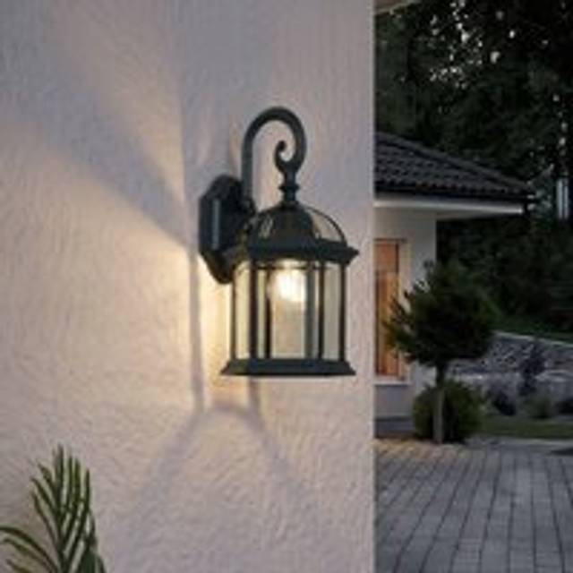 Klassisk utomhusvägglampa antikgrön IP44 - Glasgow