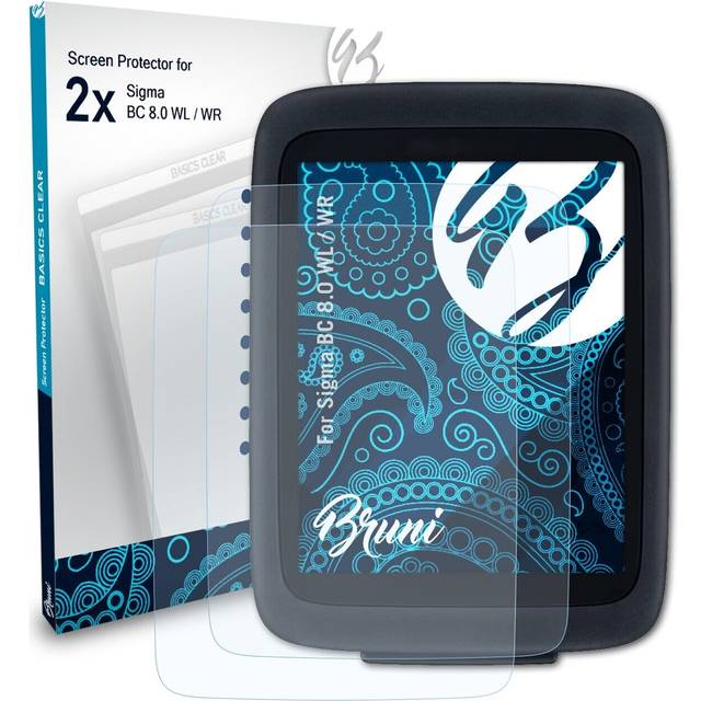 Bruni 2x Protective Film For Sigma 8.0 Wl / Wr Screen Protector