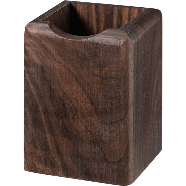 Wooden pen holder home office storage child stationery organizer