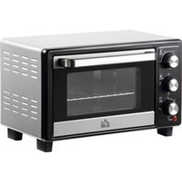 Mini oven 16l countertop electric grill w/ adjustable temp timer 1400w