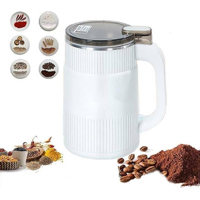 (As show, One size) Household Small Powder Grinding Machine, Grain mills, Herb Grinder, Spice Grinder, Electric Coffee Grinder, Multifunctional Grindi