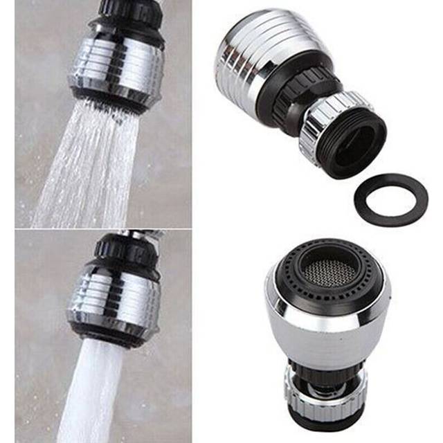 360 Rotate Rotating Water Saving Tap Connector Kitchen Faucet Aerator Diffuser B