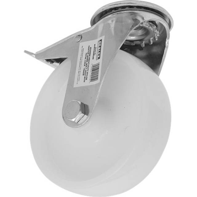 Sealey SCW4125SBLEM Heavy-Duty Nylon Castor Wheel Bolt Hole -TL Ø125mm