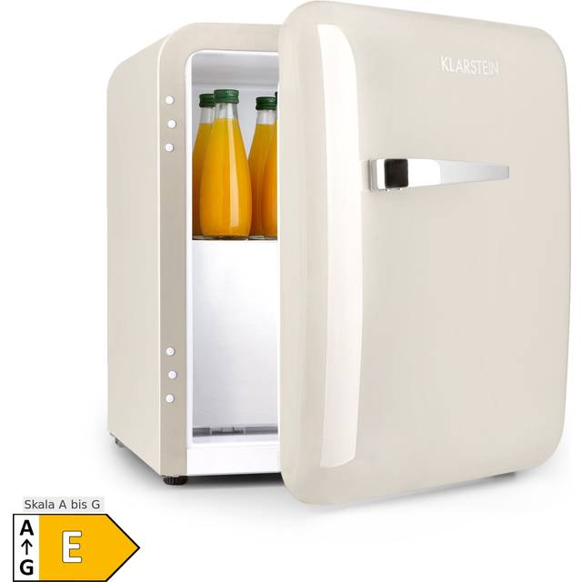 Mini Fridge for Bedrooms, Food, Drinks, Beer & Skincare Fridge Cooler, Vintage Design Drinks Fridge, 32L Table Top Fridge w/ Adjustable Shelves,