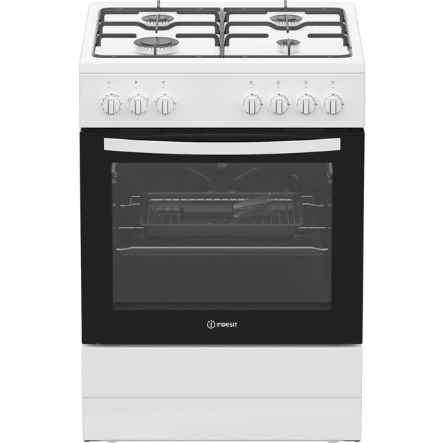 Indesit I6G3PMWUK Dual Fuel Single Cooker 60CM - 73L with Auto Ignition