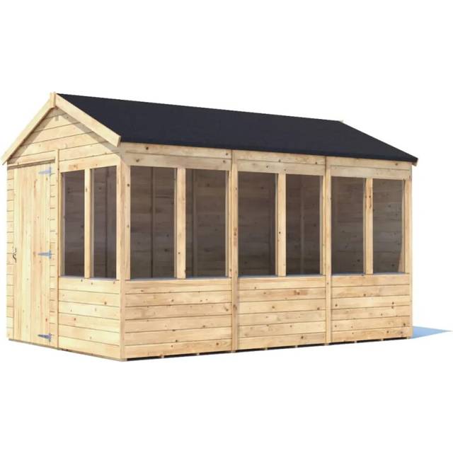 Dunster House Potting Shed Apex Roof W8' x D12' (W2.4 x D3.6m) Overlord Modular