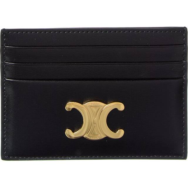 CELINE Triomphe Leather Card Holder