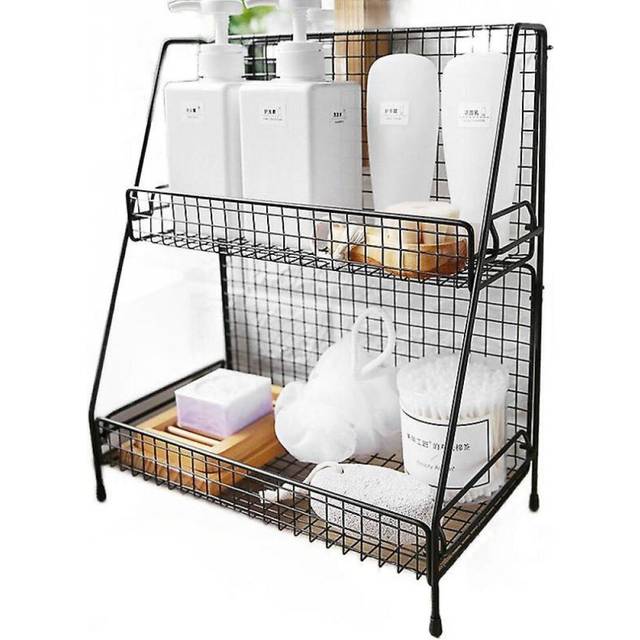 Iron Wire Kitchen Storage Rack Cosmetic Makeup Basket Metal Spice Seasoning Holders Racks